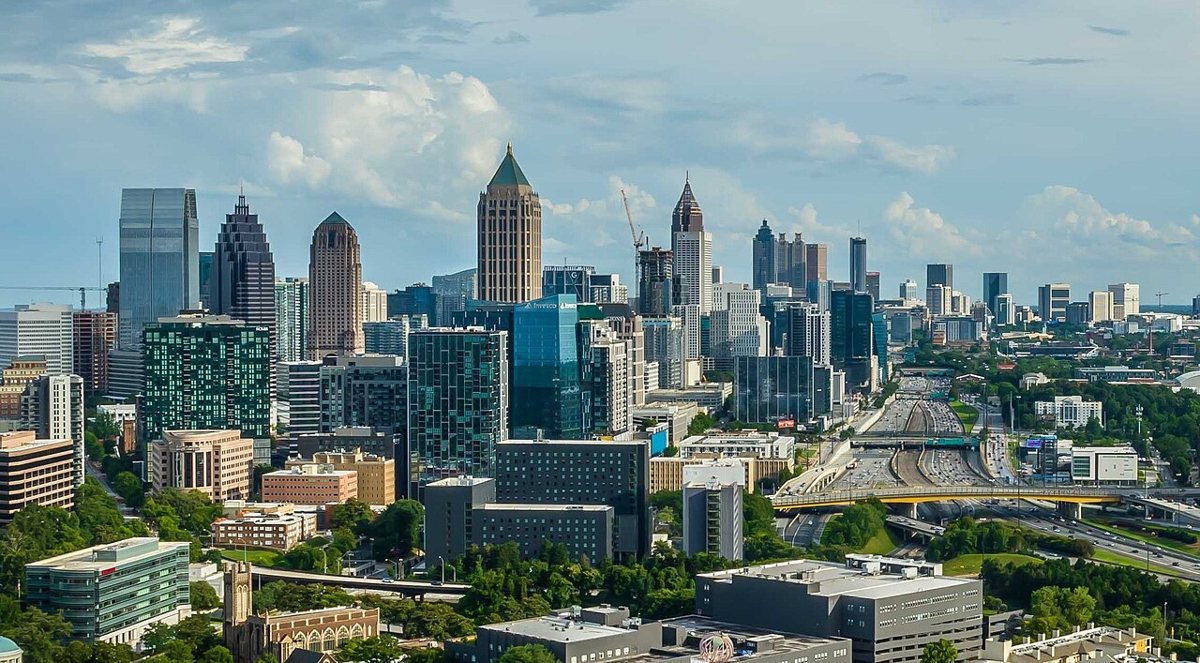 Atlanta city view in daylight