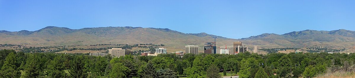 Boise city view in daylight