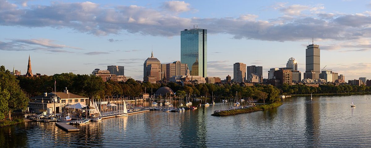 Boston city view in daylight