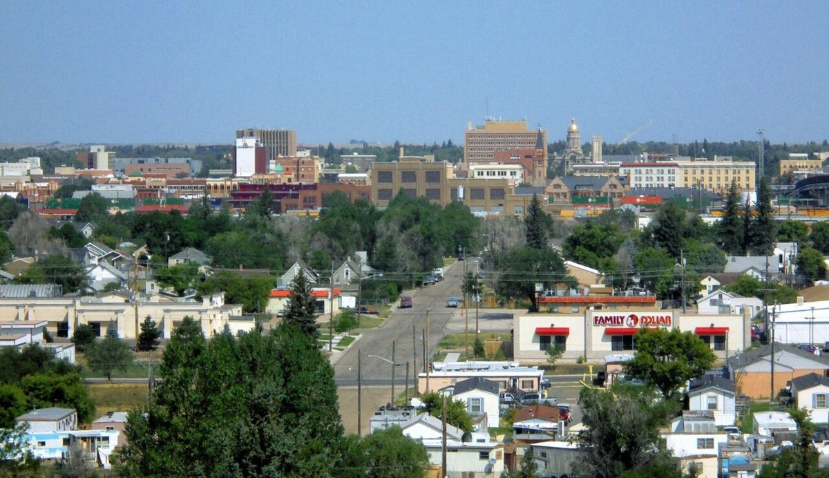 Cheyenne city view in daylight