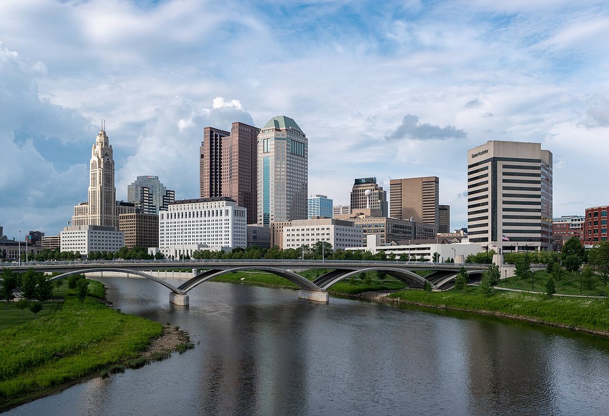 Columbus city view in daylight
