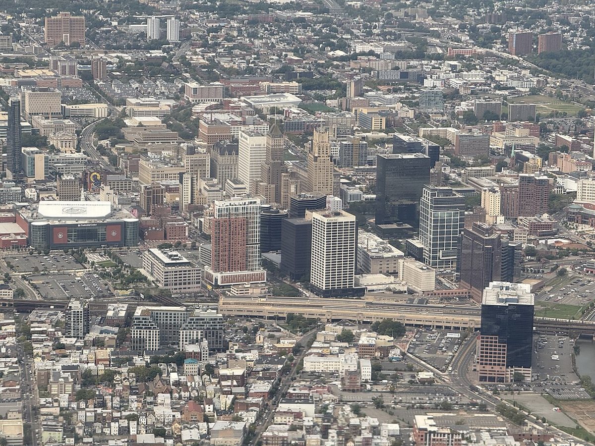 Newark city view in daylight
