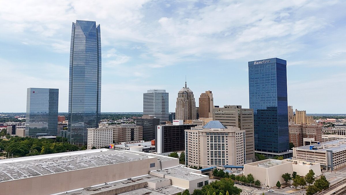 Oklahoma City city view in daylight