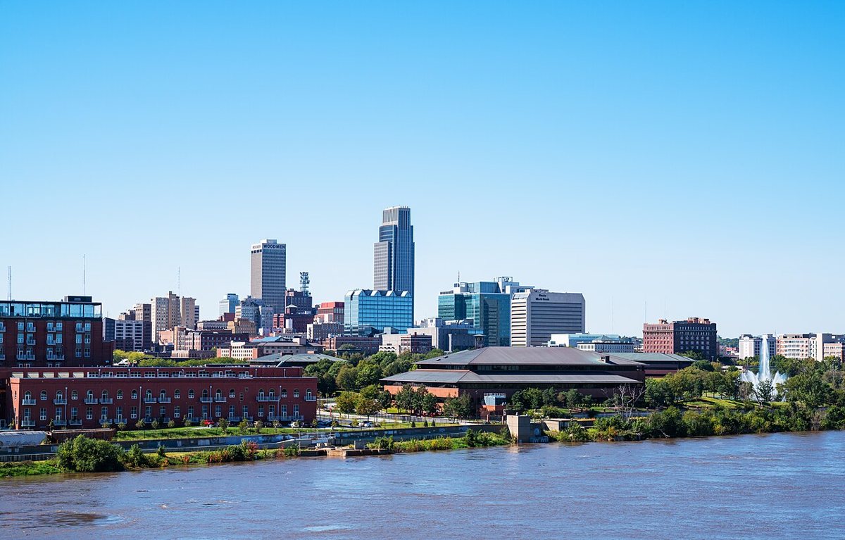 Omaha city view in daylight