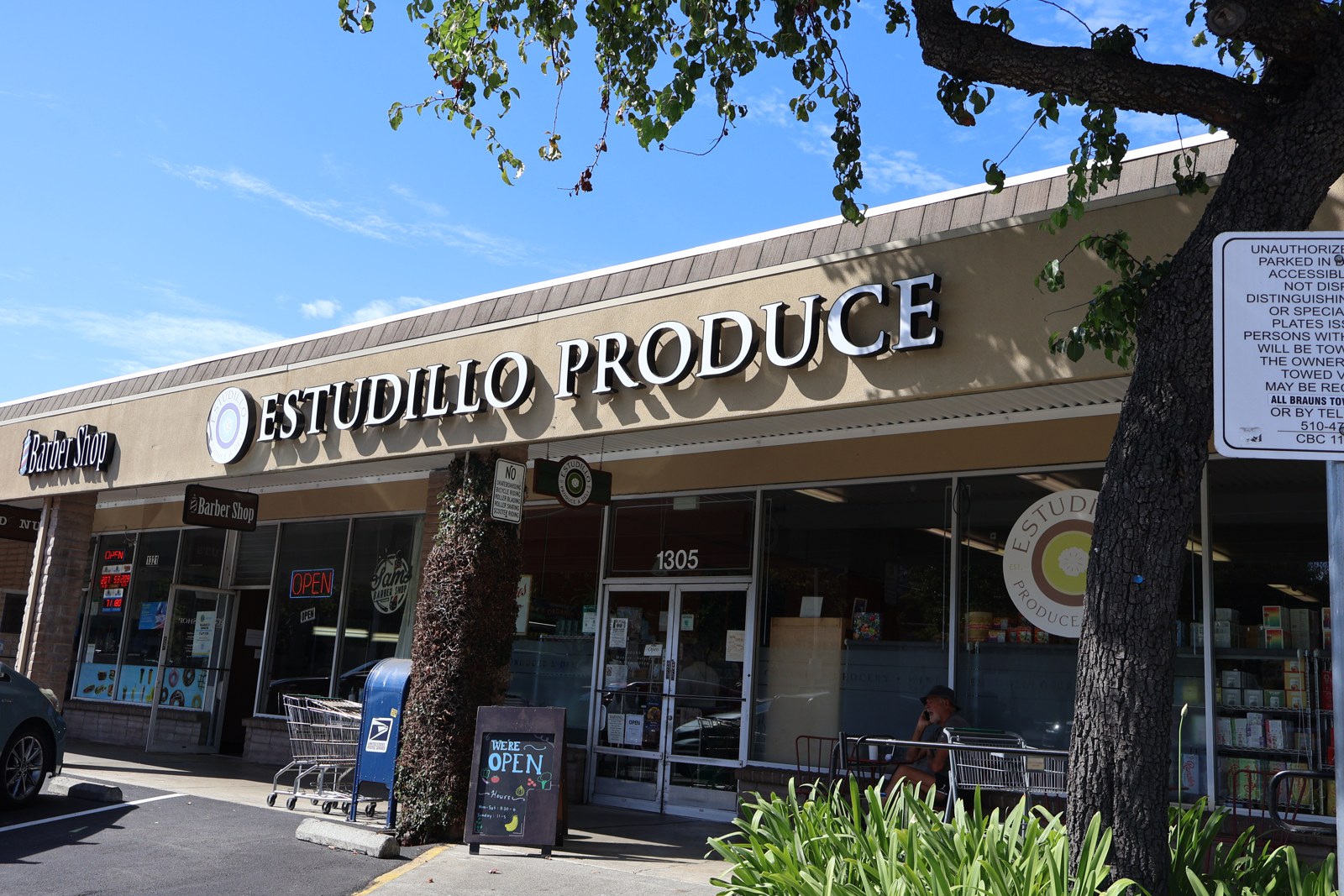 Estudillo Produce and Deli storefront at 1305 MacArthur Blvd, San Leandro, CA