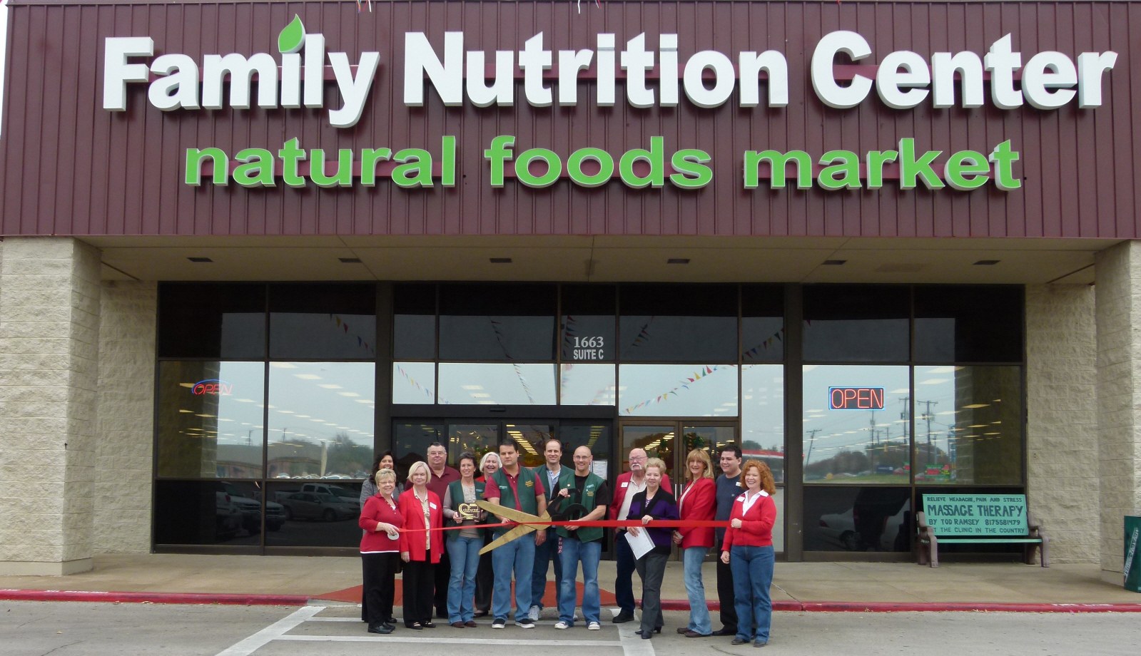 Family Nutrition Center storefront at 1663 W Henderson St Ste 36, Cleburne, TX