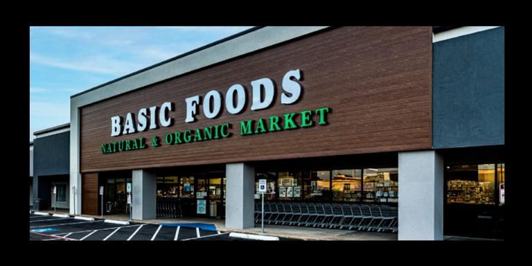 Basic Foods storefront at 6220 Phelan Blvd, Beaumont, TX