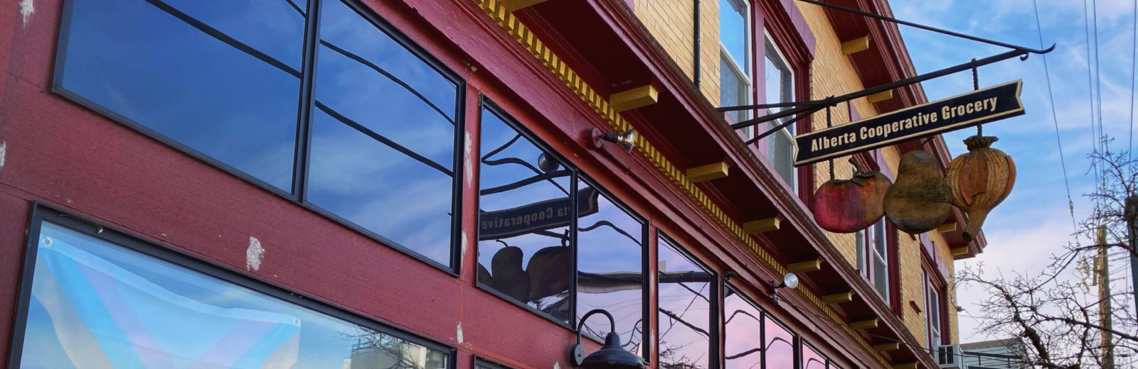 Alberta Cooperative Grocery storefront at 1500 N.E. Alberta Street, Portland, OR