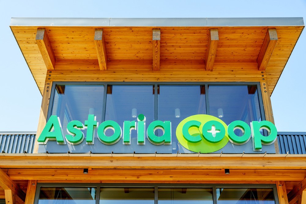 Astoria Co+op storefront at 2350 Marine Drive, Astoria, OR