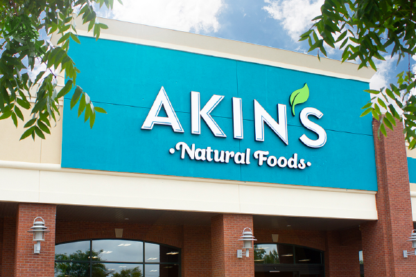Akin's Natural Foods storefront