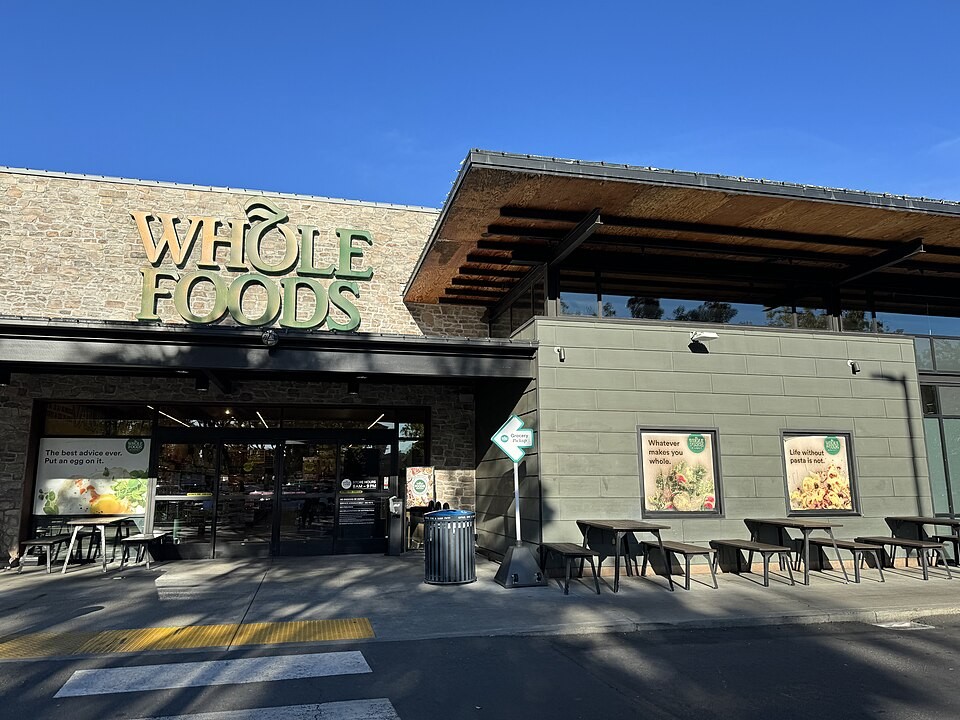 Napa Whole Foods Market exterior in Napa