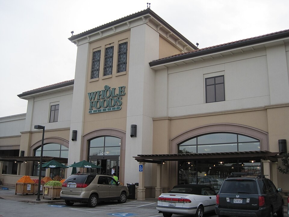 San Mateo Whole Foods Market exterior in San Mateo