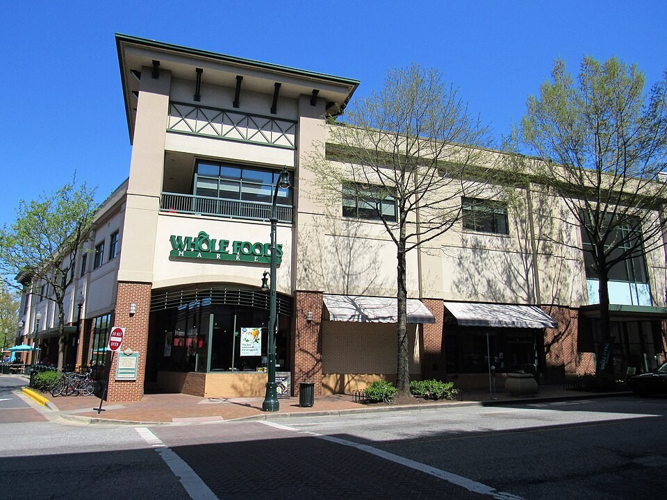 Silver Spring Whole Foods Market exterior in Silver Spring